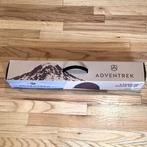 New Adventrek 2 Person Dome Tent Rainfly Awning , Large Windows, Expandable Case